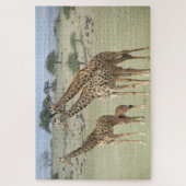 Puzzle famille de girafes (Vertical)