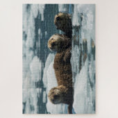 Puzzle Famille de loutre de mer (Vertical)