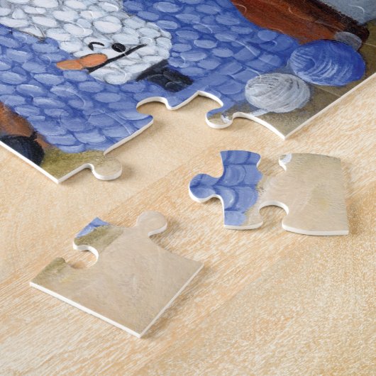 Puzzle Famille de mammouth laineux dans la période (Côté)