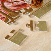 Puzzle famille de Noël vintage (Côté)