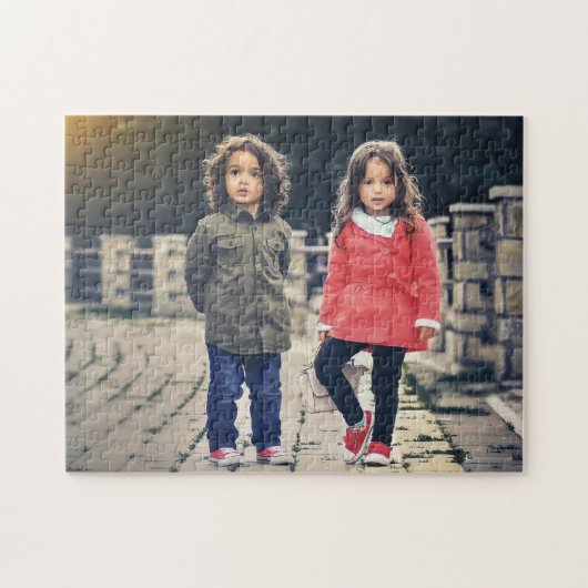 Puzzle Famille de photos personnalisée (Horizontal)