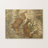 Puzzle Famille de Roe - Cerfs dans une forêt (Horizontal)