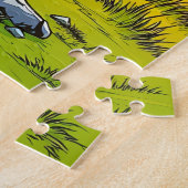 Puzzle Famille de vaches Highland (Côté)