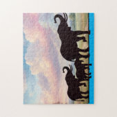 Puzzle Famille des éléphants (Vertical)