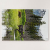 Puzzle Famille d'orignaux (Horizontal)