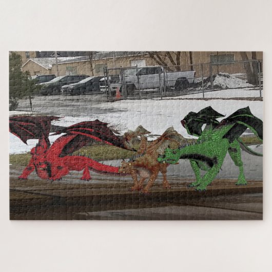 Puzzle Famille Dragon (Horizontal)
