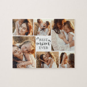 Puzzle Famille minimaliste moderne 6 photo Collage de pho