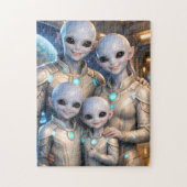 Puzzle Famille OVNI (Vertical)