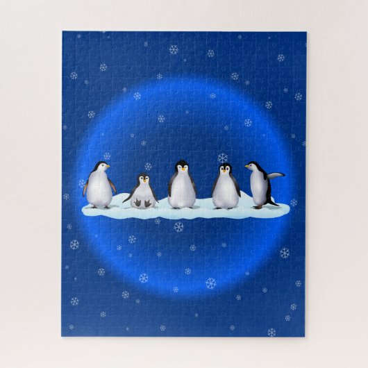 Puzzle Famille Penguin (Vertical)