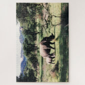 Puzzle famille rhino (Vertical)