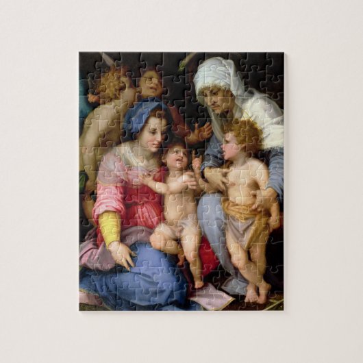 Puzzle Famille sainte avec les anges, c.1515-16 (huile (Vertical)