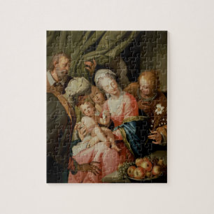 Puzzle Famille sainte avec St Anne