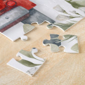 Puzzle Famille Shelter en Camion Rouge Noël (Côté)