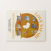 Puzzle Family Group LOVE SAFARI Souvenir (Horizontal)