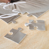 Puzzle Family Love Heart Modern Script Photo (Côté)