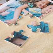 Puzzle Family Memories 9 Photo Grid Personalized Collage (Côté)