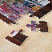 Puzzle Family photo collage family name rustic (Côté)