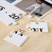 Puzzle Family Photo Collage Monogram (Côté)