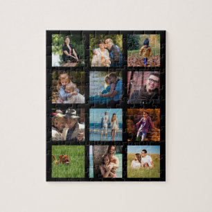 Puzzle Family Photo Collage Portraits