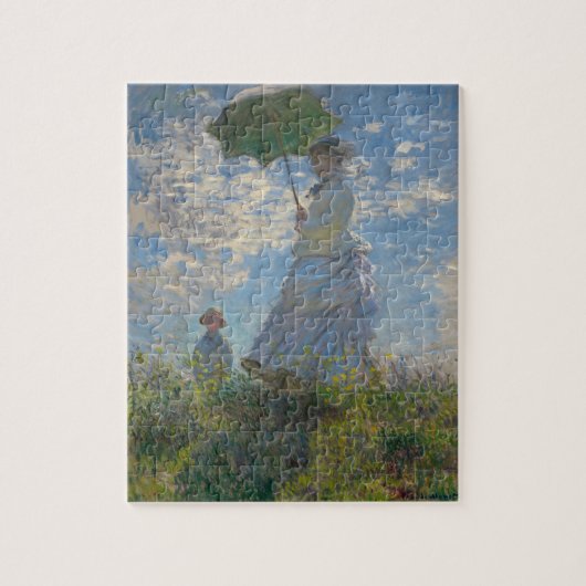 Puzzle Famous Monet Painting Lady With A Parasol (Vertical)