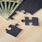 Puzzle Fan de cour, Français, XVIIIème siècle (ivoire et (Côté)