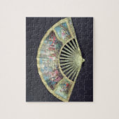Puzzle Fan de cour, Français, XVIIIème siècle (ivoire et (Vertical)