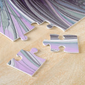 Puzzle Fantaisie Abstraite Moderne Fleur Fractale Colorée (Côté)