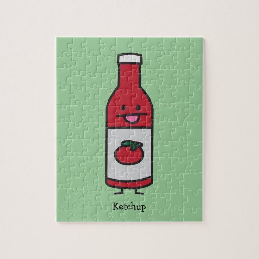 Puzzle Fantaisie de condiment de Tableau de sauce tomate (Vertical)