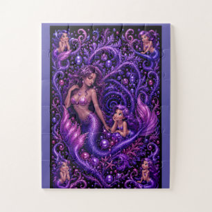 Puzzle Fantaisie de Sirène Duo Mermaid Ocean Dream Art