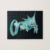 Puzzle Fantaisie du dragon bleu ciel (Horizontal)