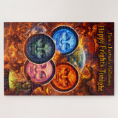 Puzzle fantaisiste d'Halloween céleste de 1000 piè (Horizontal)