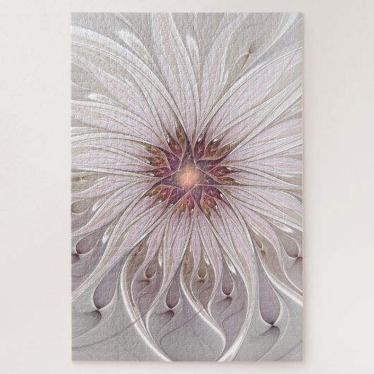 Puzzle Fantasme Floral, Fleur de Pâques Abstraite Moderne (Vertical)