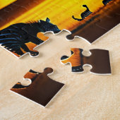 Puzzle Fantastique animal Zebra Tiger (Côté)