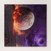 Puzzle Fantastique de la Lune de Lave (Horizontal)
