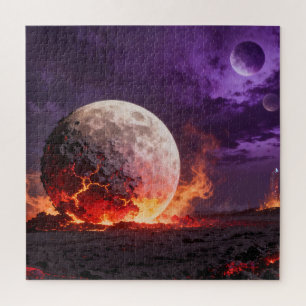 Puzzle Fantastique de la Lune de Lave
