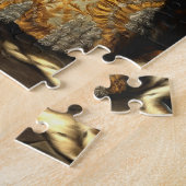 Puzzle Fantastique Royal Renaissance Chat Queen Portrait (Côté)