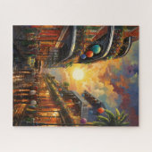 Puzzle Fantasy Mardi Gras Colors (Horizontal)