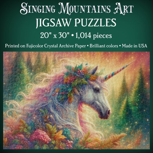 Puzzle Fantasy Rainbow Dreamy Unicorn