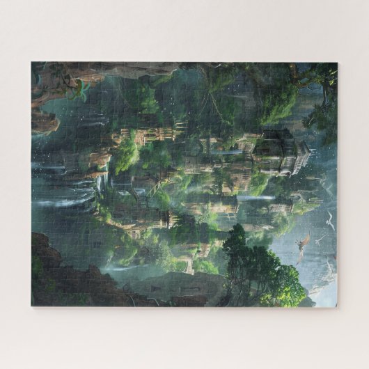 Puzzle Fantasy Waterfall Kingdom (Horizontal)