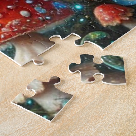 Puzzle Fantasy Wonderland Alice On Mushroom (Côté)