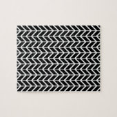 Puzzle Fantôme Black White Herringbone (Horizontal)
