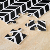 Puzzle Fantôme Black White Herringbone (Côté)