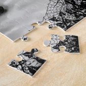 Puzzle Fantôme, Chat, Chat et Citrouille, Bonne Halloween (Côté)