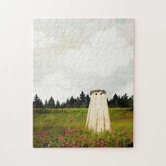 Puzzle Fantôme de trèfle rouge (Vertical)