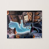 Puzzle fantôme jouant oregan (Horizontal)