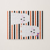 Puzzle Fantôme mignon d'Halloween moderne  (Horizontal)