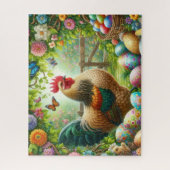 Puzzle Farmhouse Easter Rooster (Vertical)