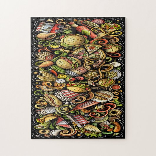 Puzzle Fast Food (Vertical)