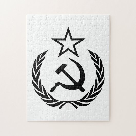 Puzzle Faucille et marteau, URSS, CCCP, communisme (Vertical)