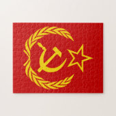 Puzzle Faucille et marteau, URSS, CCCP, communisme (Horizontal)